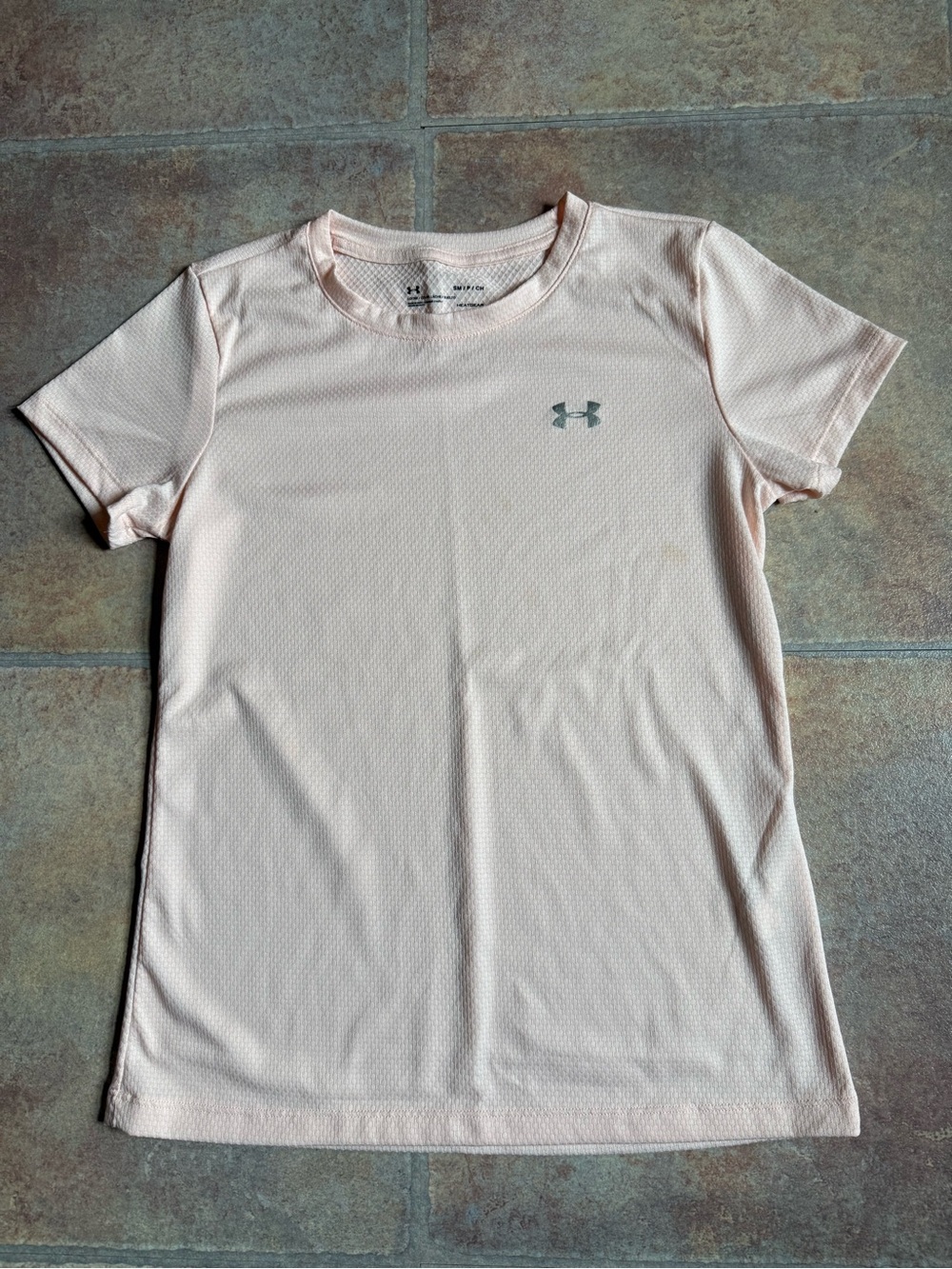 Under Armour Women's Pale Pink Short Sleeve Performance Tee